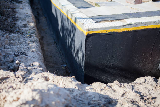 Residential Waterproofing installation at a Cohoctah, MI home by SJ Waterproofing Pros